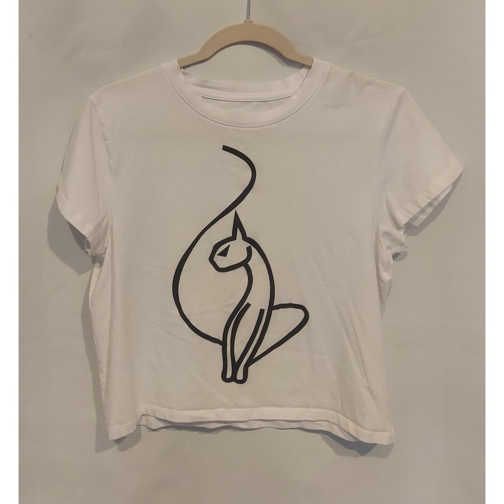 Baby Phat Womens White Y2K Inspired Hip Hop Streetwear Classic Tee Shirt Size XL